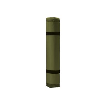 CRIVIT Selbstaufblasende Campingmatte / Luftzellen-Campingmatte mit Kopfkissen (Selbstaufblasende Liegematte, Grün) - B-Ware neuwertig