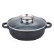 GSW Servierpfanne Gourmet GRANIT mit Aromadeckel (24 cm) - B-Ware neuwertig