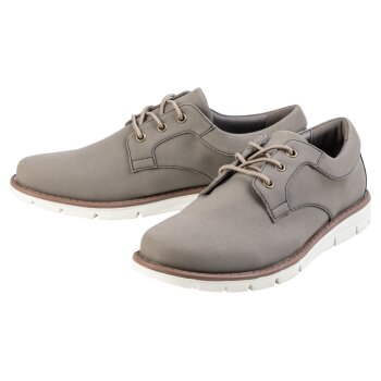 LIVERGY® Herren Freizeitschuhe, textiles Innenfutter (beige/navy, 45) - B-Ware neuwertig