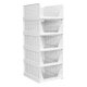 Ribelli 5er-Pack stapelbarer Kleiderschrank-Organizer - B-Ware sehr gut