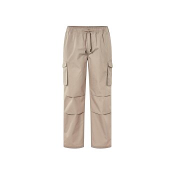 LIVERGY® Herren Cargohose, legere Form, modernes Ripstop-Muster (Beige, M (48/50)) - B-Ware neuwertig
