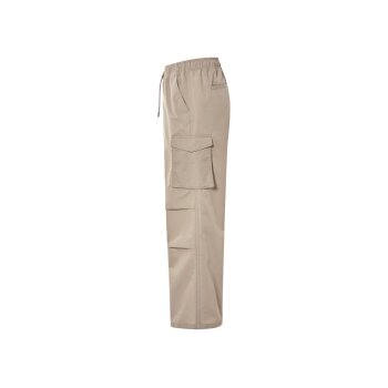 LIVERGY® Herren Cargohose, legere Form, modernes Ripstop-Muster (Beige, M (48/50)) - B-Ware neuwertig