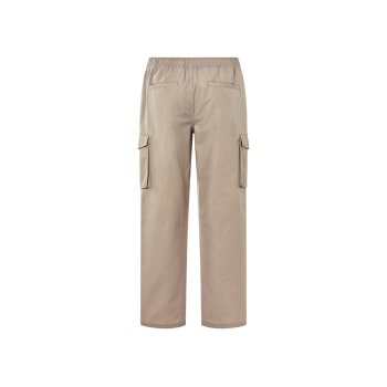 LIVERGY® Herren Cargohose, legere Form, modernes Ripstop-Muster (Beige, M (48/50)) - B-Ware neuwertig