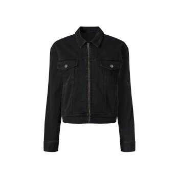 Esmara® Damen Jeansjacke, 42, schwarz - B-Ware neuwertig