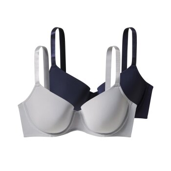 ESMARA Damen Bügel-BHs, 2 Stück, 110D,...