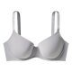 ESMARA Damen Bügel-BHs, 2 Stück, 110D, marineblau/grau - B-Ware neuwertig