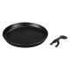 GRILLMEISTER Grillpfanne + Servierplatte / Burgerpresse glatt / Burgerpresse gerillt - B-Ware