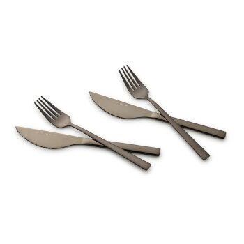 ECHTWERK Pizzabesteck Set "Bari" (Schwarz,...