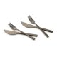 ECHTWERK Pizzabesteck Set "Bari" (Schwarz, 4tlg) - B-Ware neuwertig