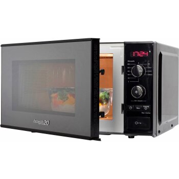 Hanseatic Mikrowelle 63147329, schwarz - B-Ware...
