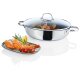 ERNESTO® Edelstahl-Servierpfanne, Ø 28 cm, Antihaftbeschichtung - B-Ware