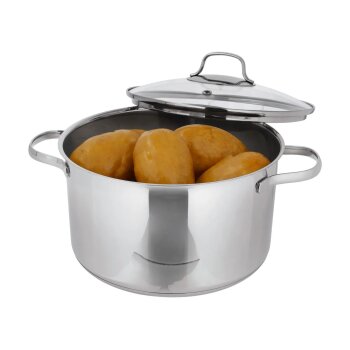 SILVERCREST® Premium-Edelstahltopf, Ø 24 cm - B-Ware sehr gut