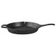 GRILLMEISTER Gusseisen-Bratpfanne / Gusseisen-Grillpfanne (geriffelt) - B-Ware neuwertig