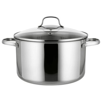 SILVERCREST® Premium-Edelstahltopf, Ø 24 cm -...