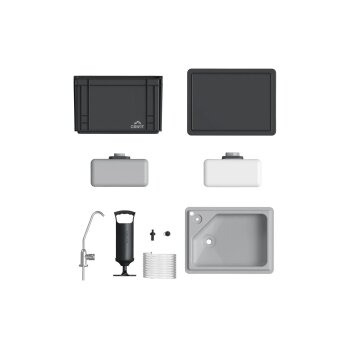 CRIVIT Mobiles Waschbecken - B-Ware neuwertig
