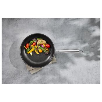 SILVERCREST® Premium-Edelstahlpfanne, Ø 24 cm - B-Ware