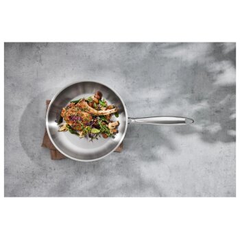 SILVERCREST® Premium-Edelstahlpfanne, Ø 24 cm - B-Ware