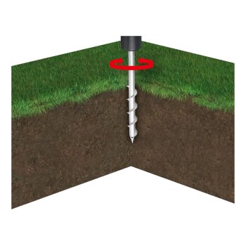 PARKSIDE® Erd-Schlauchaufroller, mit Arretierfunktion - B-Ware gebraucht