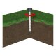 PARKSIDE® Erd-Schlauchaufroller, mit Arretierfunktion - B-Ware gebraucht