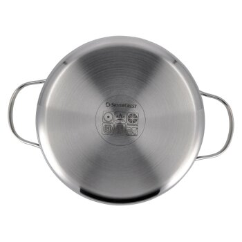 SILVERCREST® Edelstahl-Topf-Set, 10-teilig (Edelstahldeckel) - B-Ware sehr gut