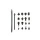 PARKSIDE® Auto-Demontagewerkzeug-Set / Befestigungsclips und Kabelbinder (Befestigungs Clips) - B-Ware sehr gut