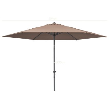 LIVARNO® Sonnenschirm, taupe - B-Ware gut
