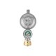 GRILLMEISTER Gasdruckregler mit Manometer / Gasdruckregler mit Anschlussschlauch / Gasanschlussschlauch - B-Ware