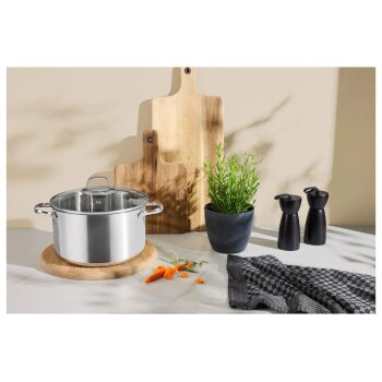 SILVERCREST® Premium-Edelstahltopf, Ø 24 cm - B-Ware