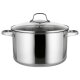 SILVERCREST® Premium-Edelstahltopf, Ø 24 cm - B-Ware