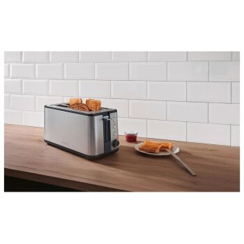 SILVERCREST® Doppellangschlitz-Toaster STED 1550 A1, silber - B-Ware neuwertig