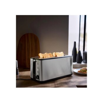 SILVERCREST® Doppellangschlitz-Toaster STED 1550 A1, silber - B-Ware neuwertig