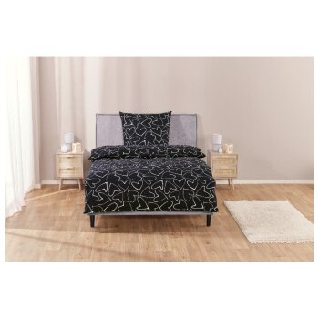 LIVARNO home Edel-Renforcé-Bettwäsche, 140 x...