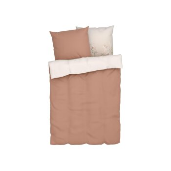 LIVARNO home Bettwäsche, Satin, 240 x 220 cm, rosa -...