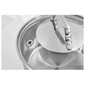 SILVERCREST® Premium-Edelstahltopf, Ø 16 cm - B-Ware neuwertig