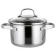 SILVERCREST® Premium-Edelstahltopf, Ø 16 cm - B-Ware neuwertig