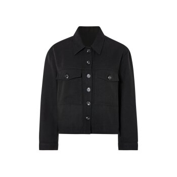 esmara® Damen Jacke, mit Brusttaschen (Schwarz, XS(32/34)) - B-Ware neuwertig