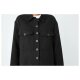 esmara® Damen Jacke, mit Brusttaschen (Schwarz, XS(32/34)) - B-Ware neuwertig