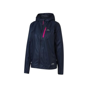 CRIVIT Damen Lightweight-Funktionsjacke, mit Kapuze (Navy, L(44/46)) - B-Ware neuwertig