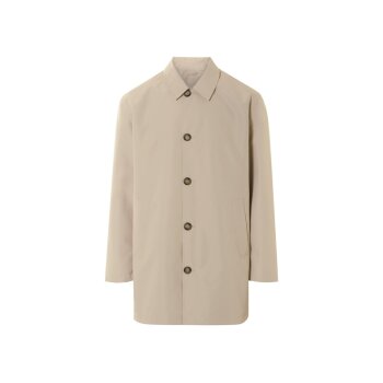 LIVERGY® Herren Trenchcoat, mit Gehschlitz (Beige, L (52/54)) - B-Ware neuwertig