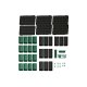 PARKSIDE® Ordnungs- und Aufbewahrungs-Set, 45-tlg. - B-Ware sehr gut