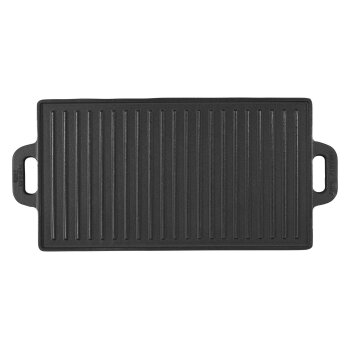 GRILLMEISTER Gusseisen-Grillplatte / -Grillpfanne - B-Ware