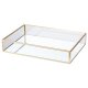 LIVARNO home Deko-Accessoires, goldfarbig (Glastablett) - B-Ware sehr gut