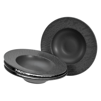 Creatable Geschirrset »Schiefer Black«...