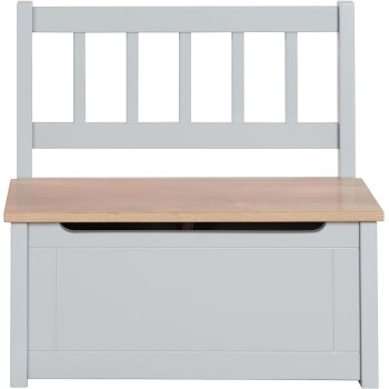 roba Woody Kindertruhenbank, grau - B-Ware Transportschaden Kosmetisch