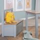 roba Woody Kindertruhenbank, grau - B-Ware Transportschaden Kosmetisch