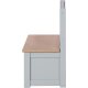roba Woody Kindertruhenbank, grau - B-Ware Transportschaden Kosmetisch