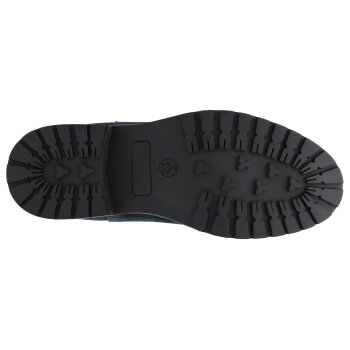 esmara® Herren Lederstiefeletten, 43, marineblau - B-Ware neuwertig