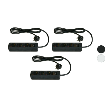 TRONIC® Steckdosenleiste, 3er-Set - B-Ware