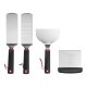GRILLMEISTER Edelstahl-Grillbesteck-Set / Edelstahl-Grillwender-Set - B-Ware