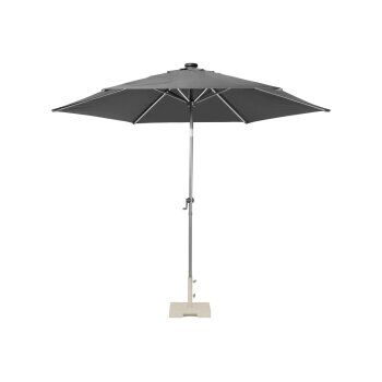 LIVARNO® Sonnenschirm mit Solar-LED-Beleuchtung -...